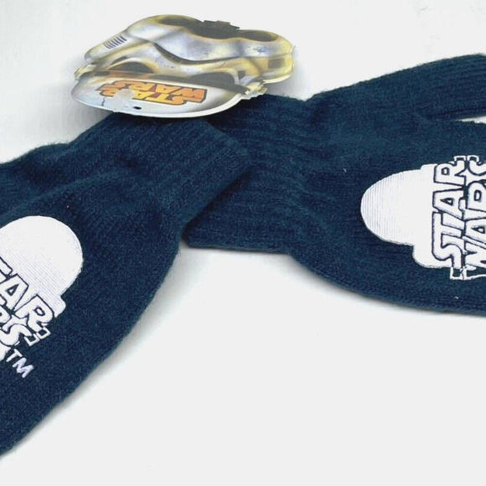 Star Wars R2D2 Navy Blue Mittens for Children NEW with Tags